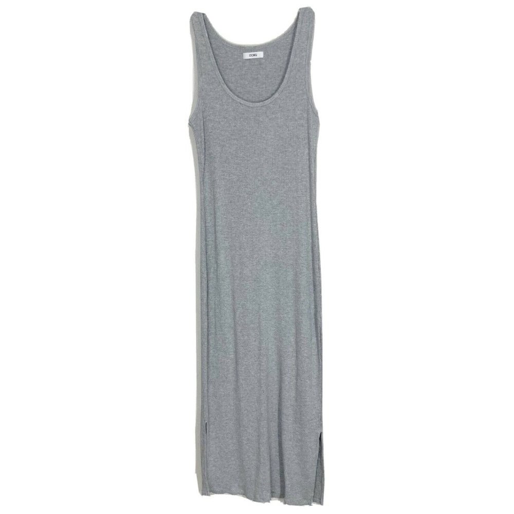 Storq Maternity Tank Midi Dress NWOT NEW - Picture 2 of 14